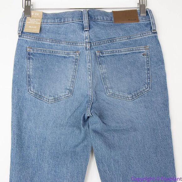 NEW Madewell The Mid-Rise Perfect Vintage Jean in Enmore Wash, 24 - Picture 7 of 16